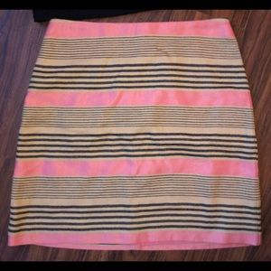 Ann Taylor Loft Striped Pencil Skirt